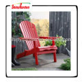 Beweglicher faltbarer roter Adirondack Stuhl